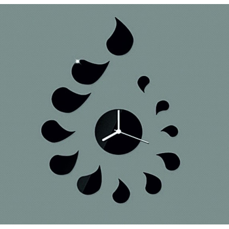 DIY ROZMARIN Tropfenaufkleber-Wanduhr DIY ROZMARIN Tropfenaufkleber-Wanduhr