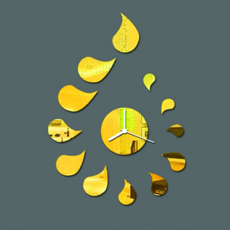 DIY ROZMARIN Tropfenaufkleber-Wanduhr DIY ROZMARIN Tropfenaufkleber-Wanduhr