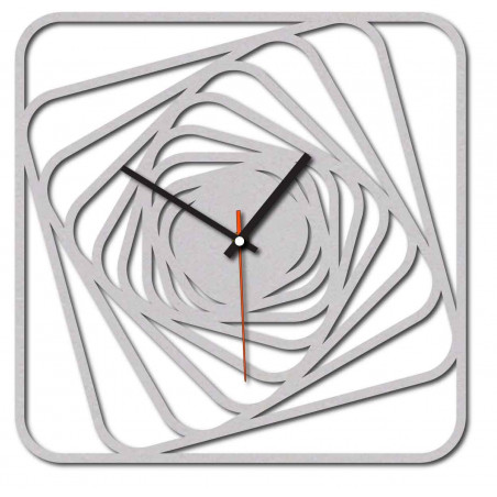 Sentop - MDF Moderne Wanduhr GARVI HD F015 i schwarz