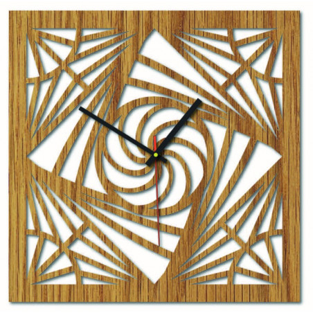 Sentop - MDF Wanduhr für Küche HDF16 und schwarz