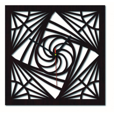 Sentop - MDF Wanduhr für Küche HDF16 und schwarz