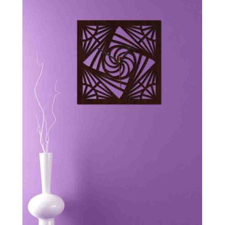 Sentop - MDF Wanduhr für Küche HDF16 und schwarz