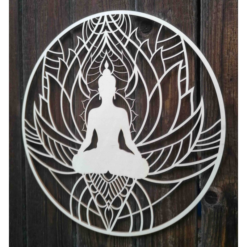 Wandmalerei Mandala und Buddha - ZIMMER