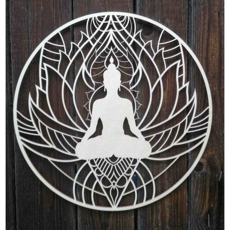 Wandmalerei Mandala und Buddha - ZIMMER