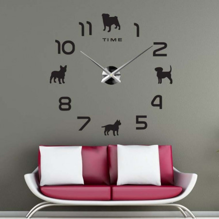 Wandaufkleber Uhr - PES