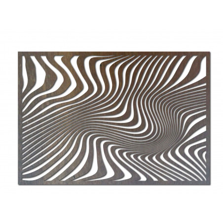 Sentop - Dekoratives Gemälde an der Wand eines Zebrase