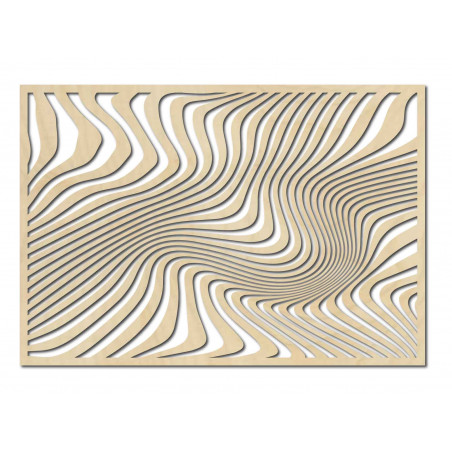 Dekoratives Wandbild Zebra und Schwarz