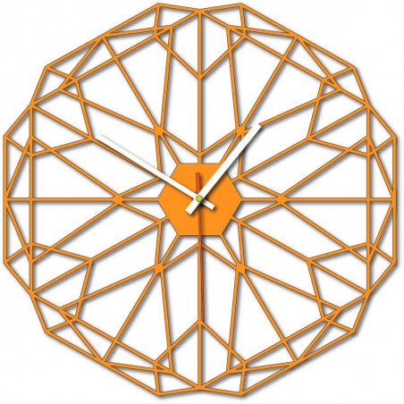 Geometrische Wanduhr auch schwarz X0097