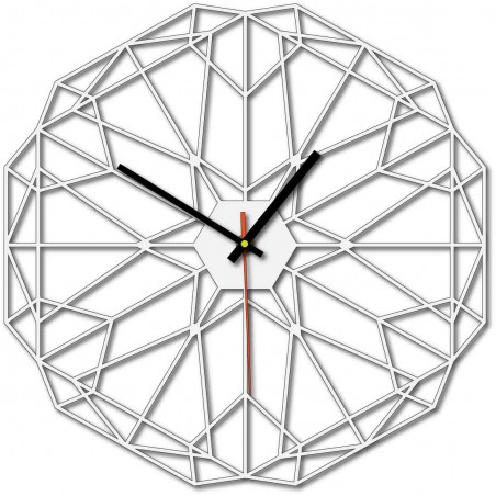 Geometrische Wanduhr auch schwarz X0097