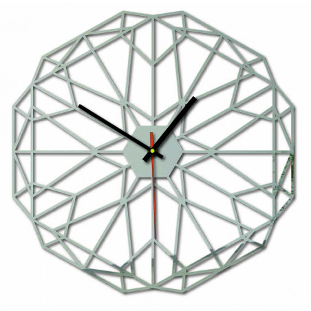 Geometrische Wanduhr auch schwarz X0097