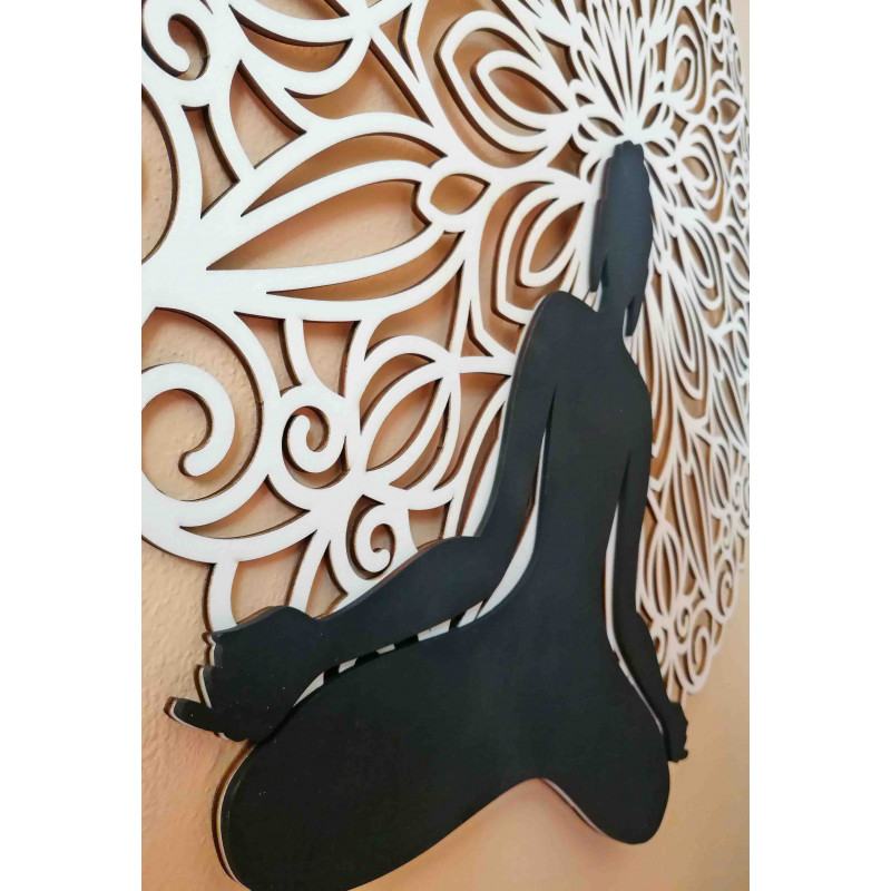 Sentop - Mandala 3D-Bild an der Wand des...