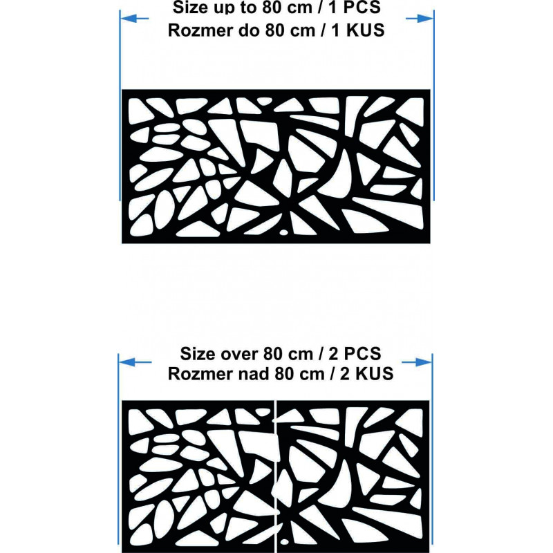 Wandmalerei aus Sperrholz geschnitzt OSMONK