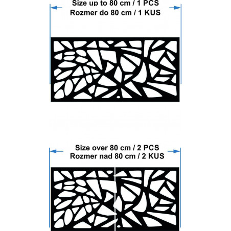 Wandmalerei aus Sperrholz geschnitzt OSMONK