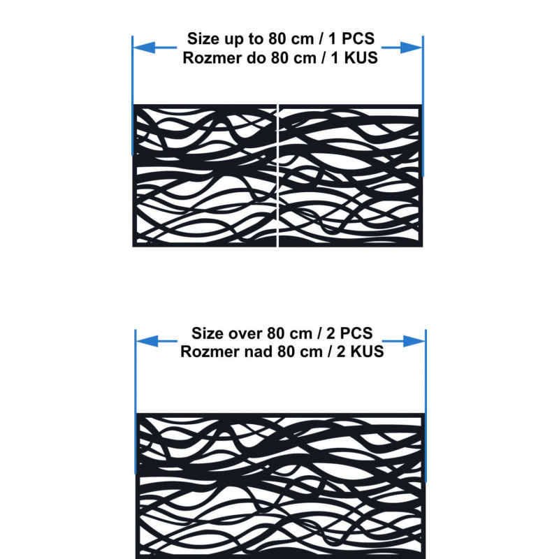 Wandbild aus Holz mit Zweigen - HARABASO