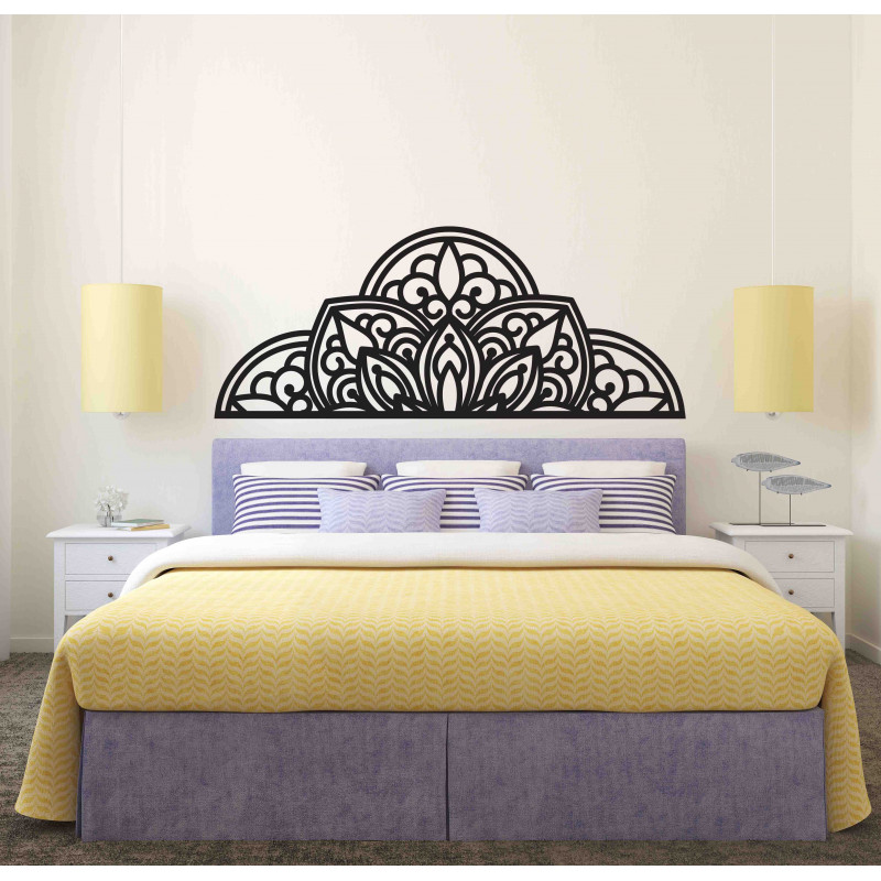 Holzwandbild Halbmandala - BOHEMIA