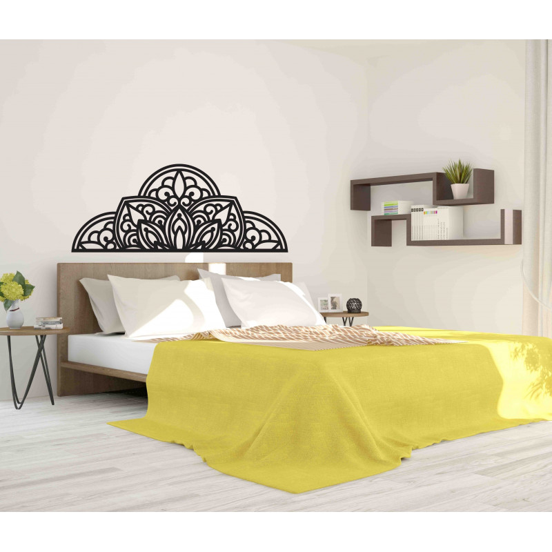 Holzwandbild Halbmandala - BOHEMIA