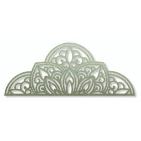 Holzwandbild Halbmandala - BOHEMIA