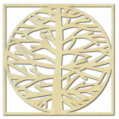 Wandbild Baum im Rahmen MRLVENA