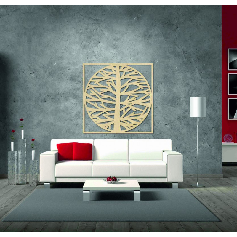 Wandbild Baum im Rahmen MRLVENA