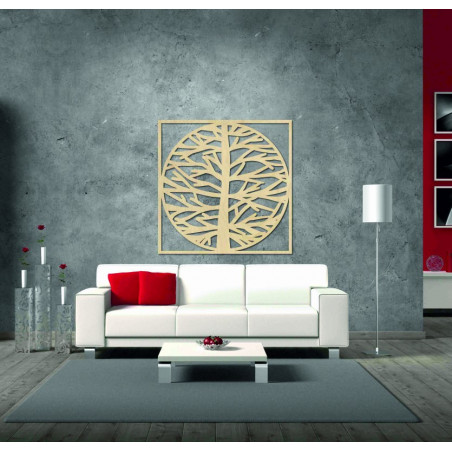 Wandbild Baum im Rahmen MRLVENA