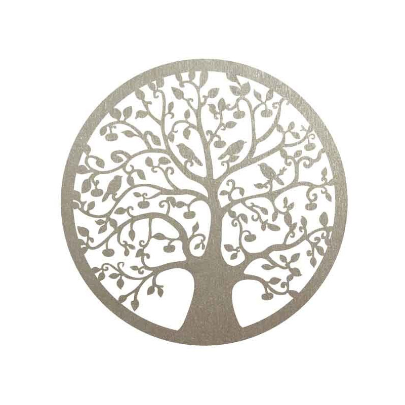 Holzbild eines Baumes und Vögel - HOJNISŤ