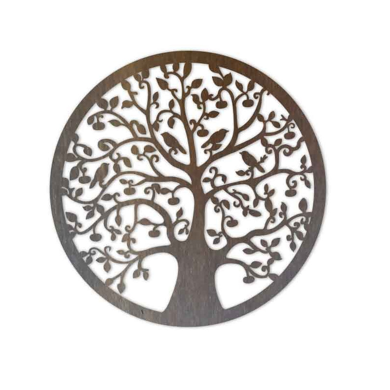 Holzbild eines Baumes und Vögel - HOJNISŤ