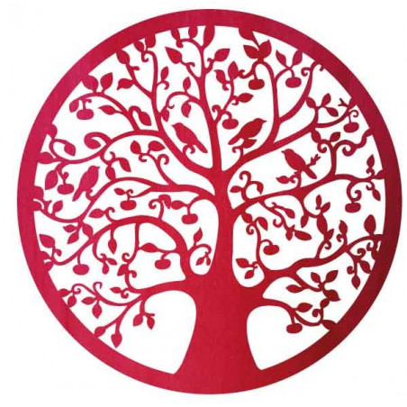 Holzbild eines Baumes und Vögel - HOJNISŤ