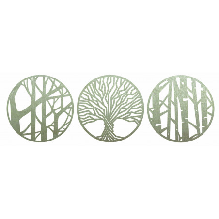 Dreiteilige Wandmalerei - YOSED