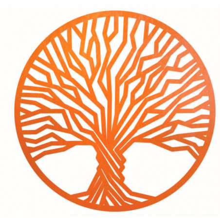 Stylesa - Holzgemälde an einer Baumwand