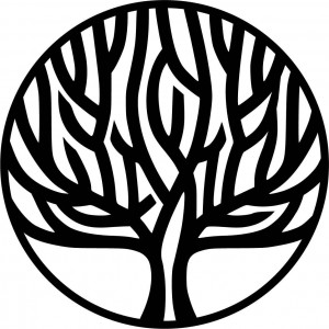 Stilisiertes Holzbild Baum des Lebens - HELFOOLL 2