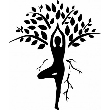 Wandbild Yogi und Baum - HARMONY