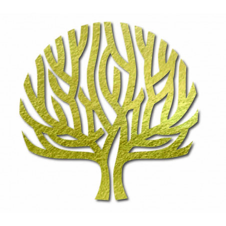 Modernes Holzwandbild Baum Wind im Geäst - SINGRO