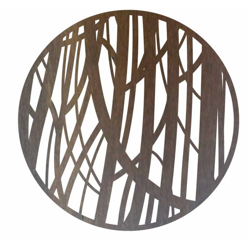 Wanddekoration aus Holz mit Baummotiven - HOGGFOG