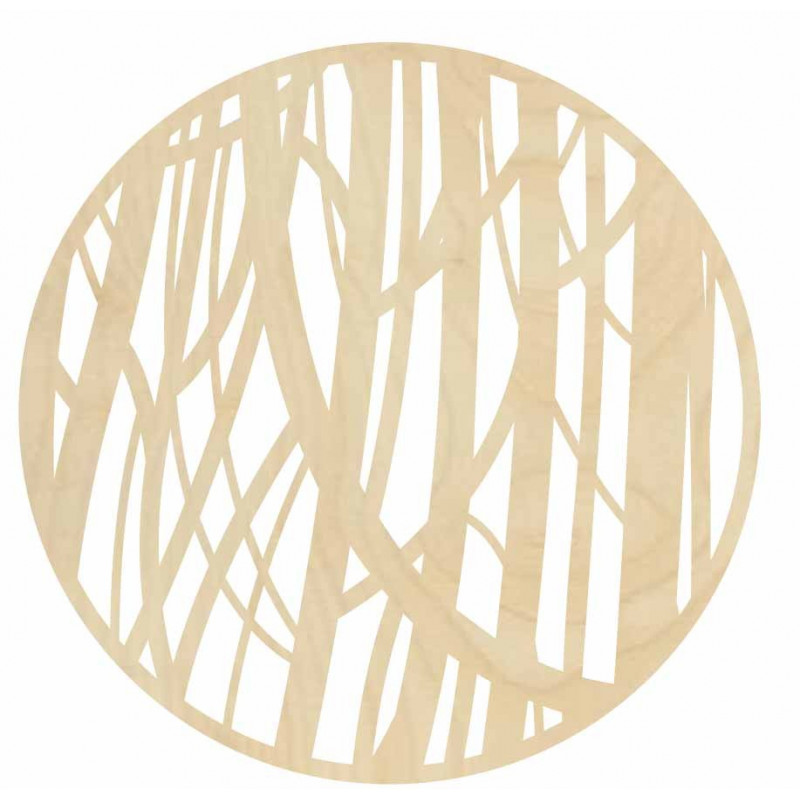 Wanddekoration aus Holz mit Baummotiven - HOGGFOG