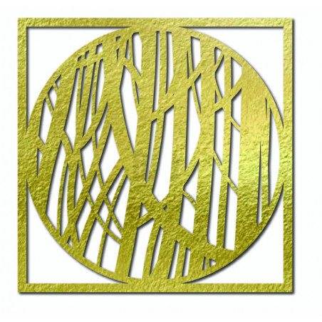 Wandbild aus Holz mit einer Linie - HOGFOG