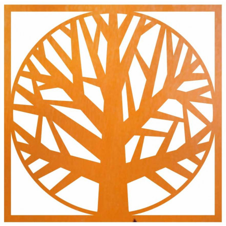 Holzbild eines Baumes in einem Rahmen - OMARF