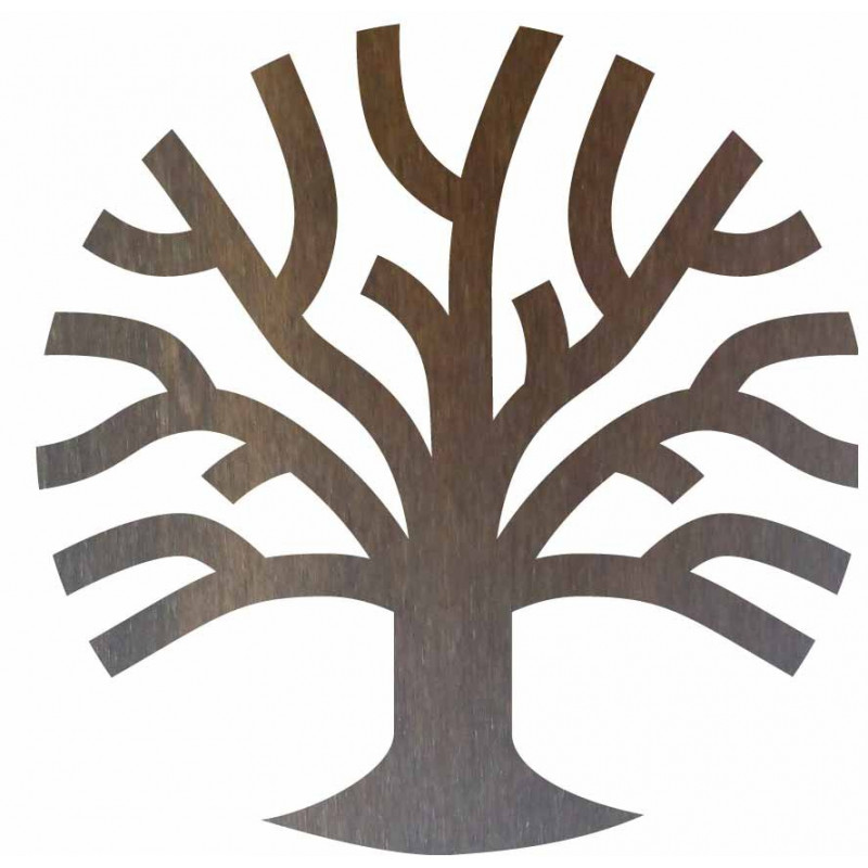 Moderne Wandmalerei aus Sperrholz -...