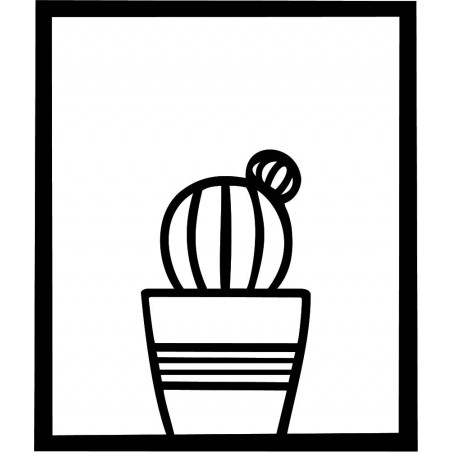 Moderne Malerei an der Wand - KAKTUS ALDER | SENTOP