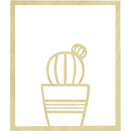 Moderne Malerei an der Wand - KAKTUS ALDER | SENTOP