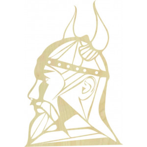 Geschnitztes Holzbild für die Wand Wikinger - RAGNAR 2