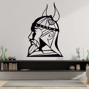 Geschnitztes Holzbild für die Wand Wikinger - RAGNAR