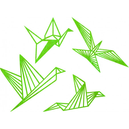 Modernes Wandbild - Freie Vögel 4 Stück - LIBERDADE