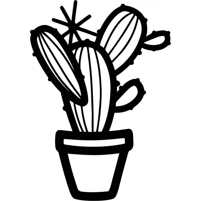 Stilvolles Wandgemälde - KAKTUS CARIS | SENTOP