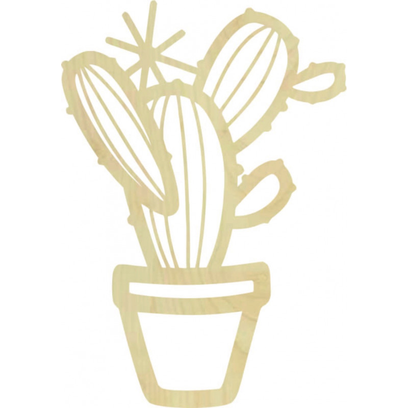 Stilvolles Wandgemälde - KAKTUS CARIS | SENTOP