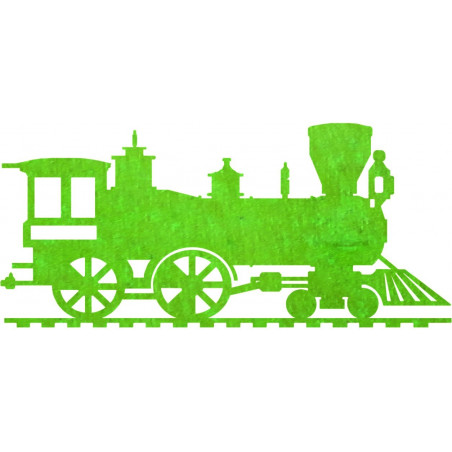 Holzwandbild Zug, Lokomotive - THOMAS