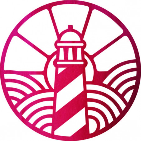 Holzbild mit Leuchtturm-Motiv - FEDRO