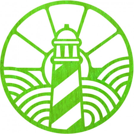 Holzbild mit Leuchtturm-Motiv - FEDRO