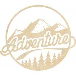 Wandbild aus Holz mit Naturmotiv - ADVENTURE 2