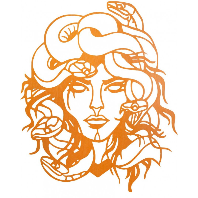Das Bild an der Wand msdúza Frau - MEDUSA GORGONA