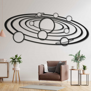 Moderne Wandkunst Sonnensystem - SOLAR